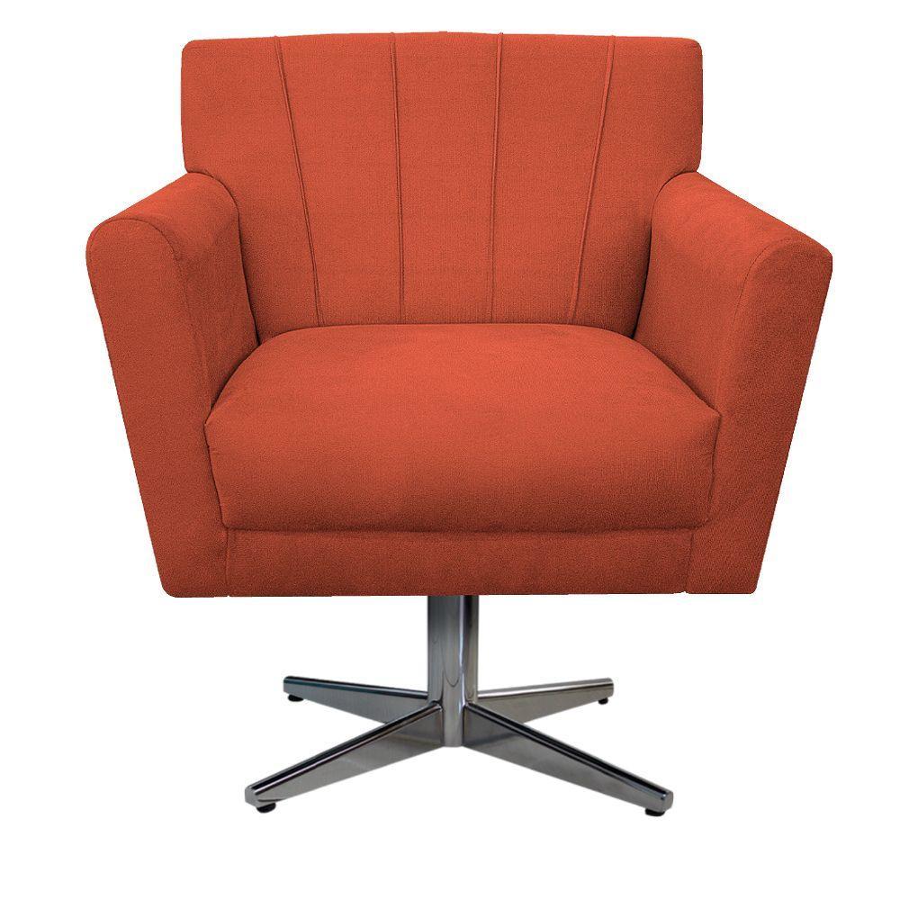 Poltrona Laura Suede Terracota - 4