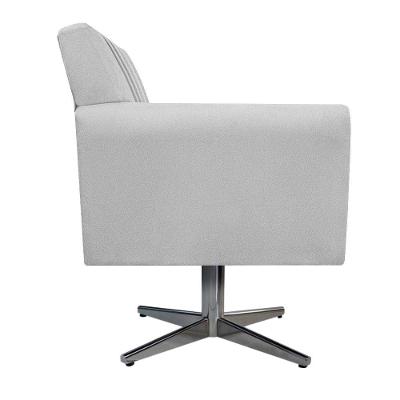 Poltrona Laura Suede Branco