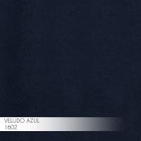 Poltrona Sala de estar Base de Ferro Dourada Veludo Azul - 2