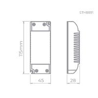 Fonte 25w 12v Para Fita De Led Stella - 2