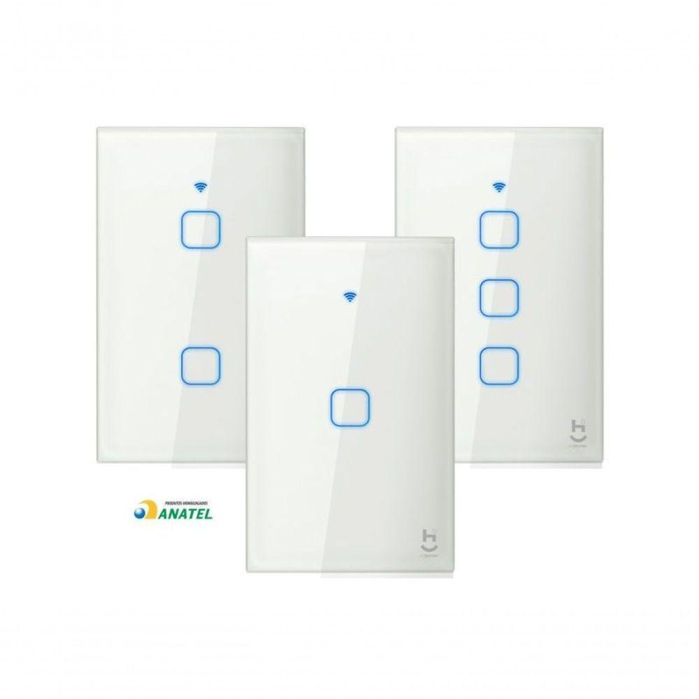 Interruptor Inteligente Touch Para Automação 2 Botões - 4