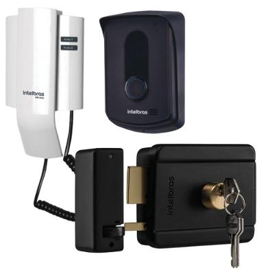 Kit 1 Porteiro Interfone Ipr8010 + 1 Fechadura Fx500 Intelbras Ipr 8010 Fx 500