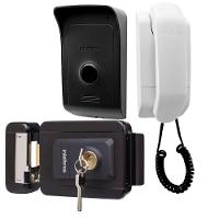 Kit 1 Porteiro Interfone Ipr1010 E 1 Fechadura Fx1500 Preta Intelbras Ipr 1010 Fx 1500 - 1