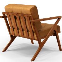 Kit 02 Poltronas Com Cintas De Corano Couríssimo Whisky - 2