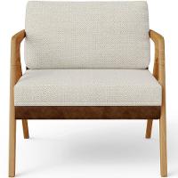 Kit 04 Poltronas Pietra Couríssimo Marrom Linho Champagne