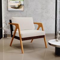 Kit 04 Poltronas Pietra Couríssimo Marrom Linho Cru - 14