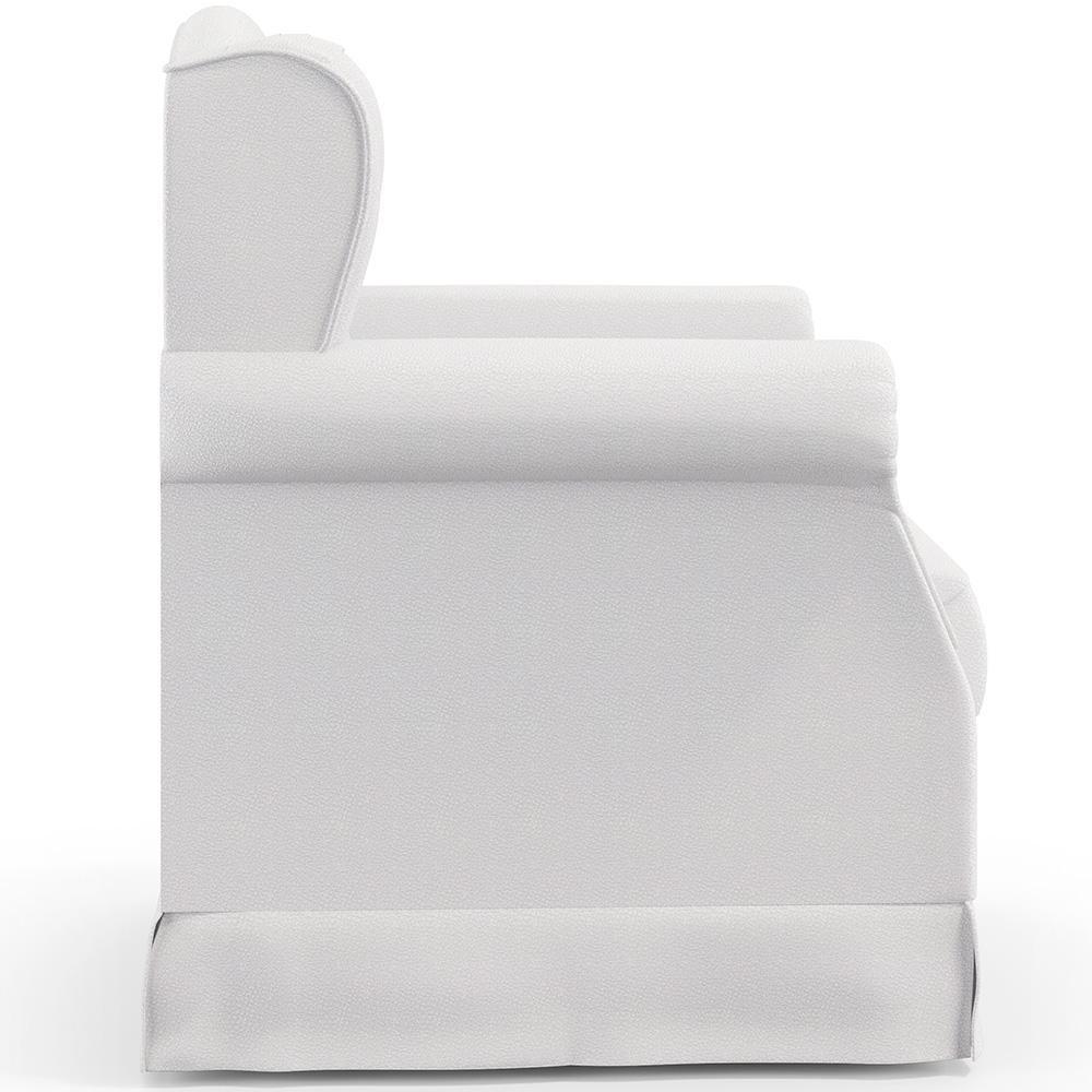 Poltrona Com Balanço E Puff Elisa P02 Facto Branco - 3