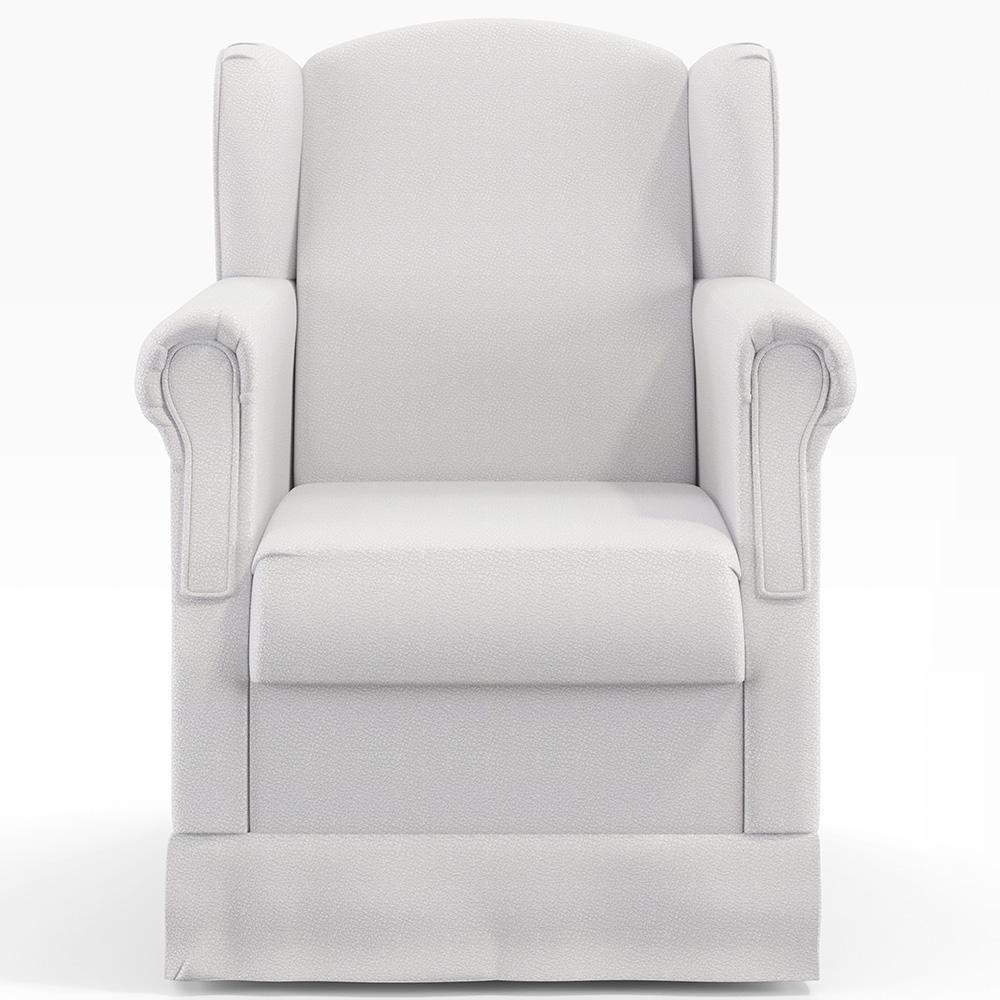 Poltrona Com Balanço E Puff Elisa P02 Facto Branco - 4