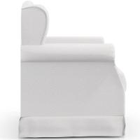 Poltrona Com Balanço E Puff Elisa P02 Facto Branco - 3