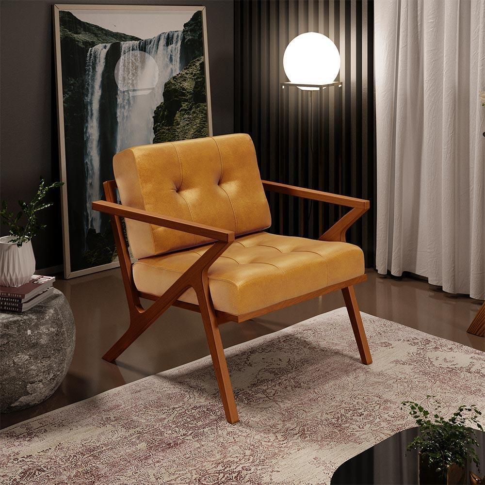 Poltrona Com Cintas De Corano Laís Couríssimo Whisky - 8