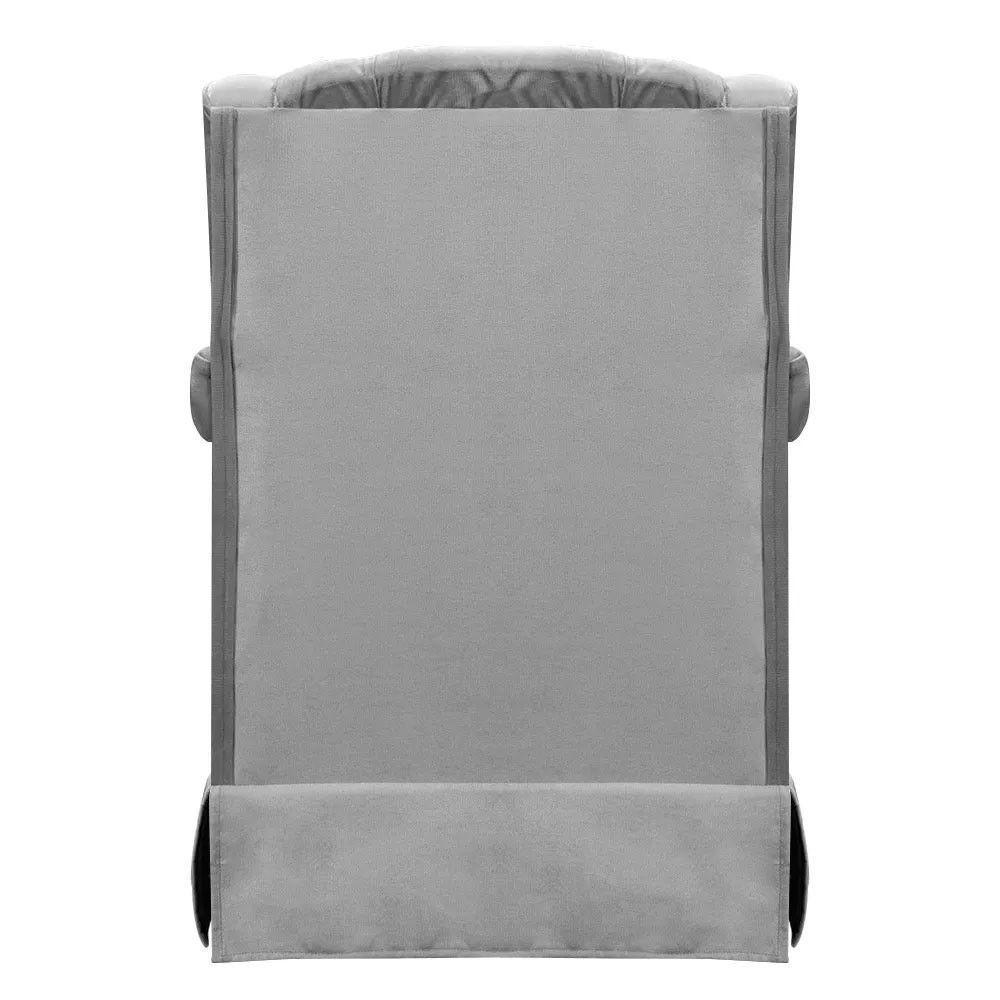Poltrona Cadeira De Amamentação Balanço Ternura Material Sintético Branco - Speciale Home Branco - 3