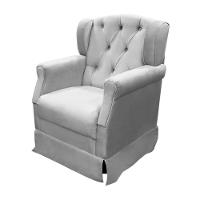 Poltrona Cadeira De Amamentação Balanço Ternura Material Sintético Branco - Speciale Home Branco - 6