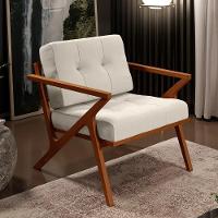 Poltrona Com Cintas De Corano Laís Linho Cru - 8