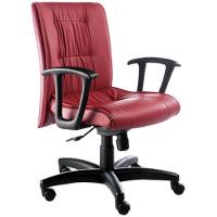 Poltrona Diretor Base Giratória Vicenza Vermelho - 2