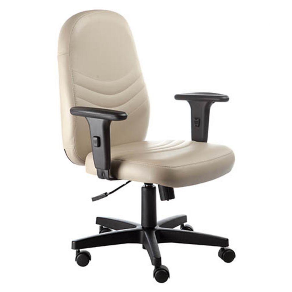 Poltrona Diretor Giratória Com Braços Veneza Amarelo - 2