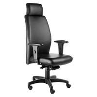 Poltrona Presidente Com Apoio De Cabeça Ferrari Preto - 2