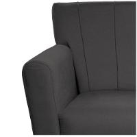 Kit 02 Poltronas Laura Pés Palito Linho - Doce Sonho Móveis Cinzaescuro - 2