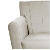 Kit 02 Poltronas Laura Pés Palito Linho - Amarena Móveis Bege - 2