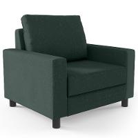 Poltrona Malta Linho Verde Musgo - 1