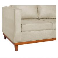 Sofá 2 E 3 Lugares Europa 180cm Suede - Doce Sonho Móveis Bege - 3