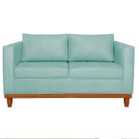 Sofá 2 E 3 Lugares Europa 180cm Suede - Doce Sonho Móveis Azul Tiffany