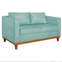Sofá 2 E 3 Lugares Europa 180cm Suede - Doce Sonho Móveis Azul Tiffany - 6