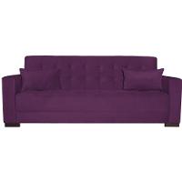 Sofá Cama 3 Lugares Jobim Suede - Doce Sonho Móveis Roxo - 5