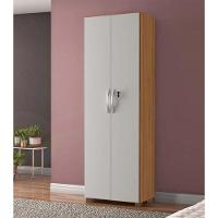 Armario Notável Multiuso 2 Portas Com Chave Freijo/Off White - 1