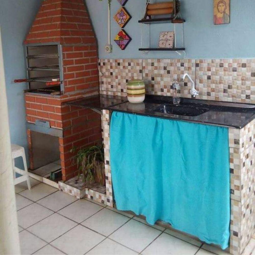 Tampo Para Pia De Cozinha Rorato 1,50x0,50 Granitada Preto Plus - 3