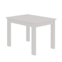 Conjunto De Mesa Arauna Estilo Com 4 Cadeiras Branco Com Preto - 6
