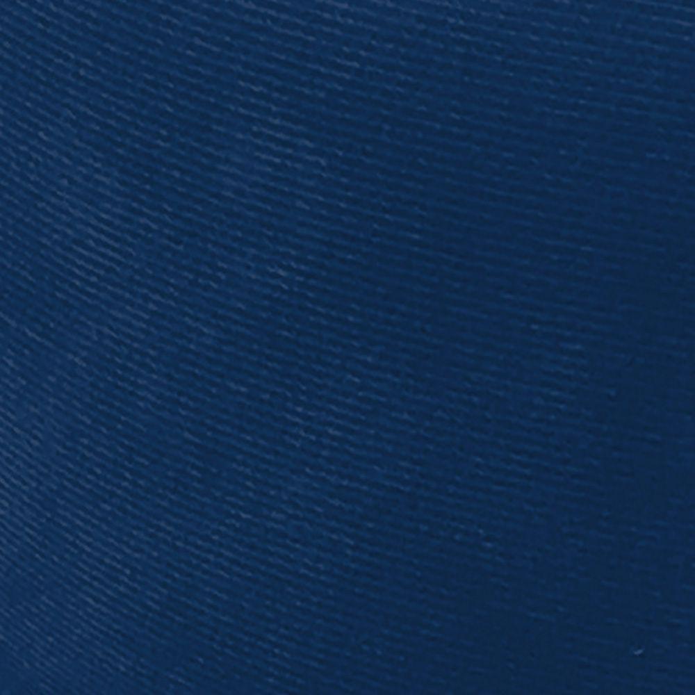 Kit 02 Poltronas Giratória Suede Base Madeira Azul Marinho - 2