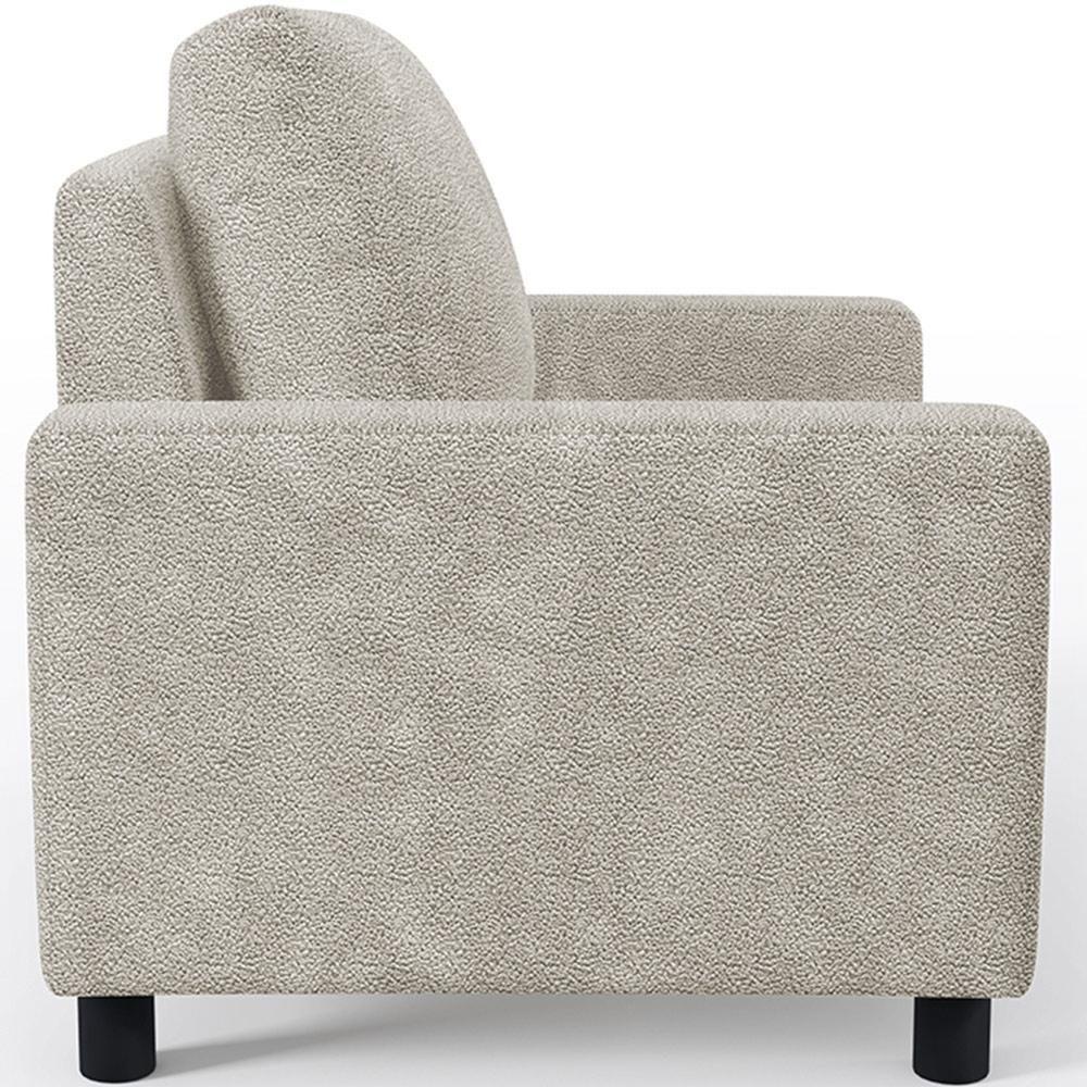 Kit 02 Poltronas E Recepção Malta L02 Bouclê Creme - 3