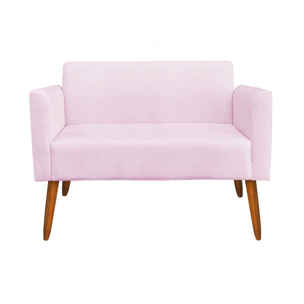 Kit 01 Namoradeira 02 Poltronas Marisa rosa Bebê - 4