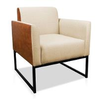 Poltrona Marisa Corano Base Industrial Metálica Preto - 2