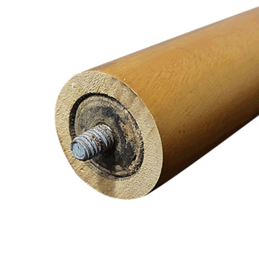 Pé Palito Madeira 30Cm Para Poltrona Mesa Lateral Puff Mel G75 - Gran Belo - 4