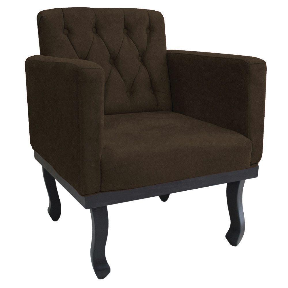 Kit 02 Poltrona Classic Corano Marrom - 3