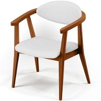 Kit 02 Poltronas Decorativas Para Sala De Estar Jantar Cecília B04 Facto Branco - Lyam Decor