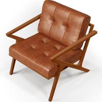 Kit 02 Poltronas Com Cintas De Corano Laís Couríssimo Camel - 3