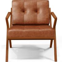 Kit 02 Poltronas Com Cintas De Corano Laís Couríssimo Camel - 5