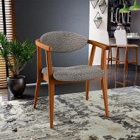 Kit 02 Poltronas Decorativa Cecília L02 Bouclê Bege - 9