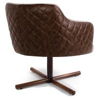 Kit 02 Poltronas Jade D02 Bege C-129 Marrom - 2