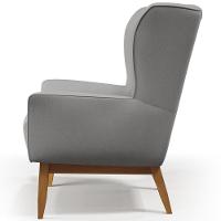 Kit 02 Poltronas Milena D02 Cinza Escuro C-416