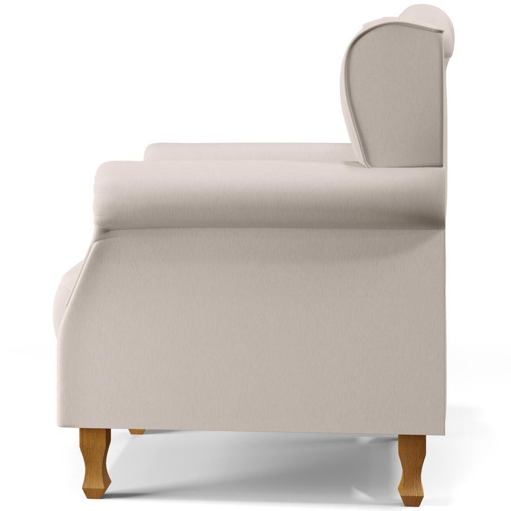 Kit 02 Poltronas Yara P02 Linho Cru - 3