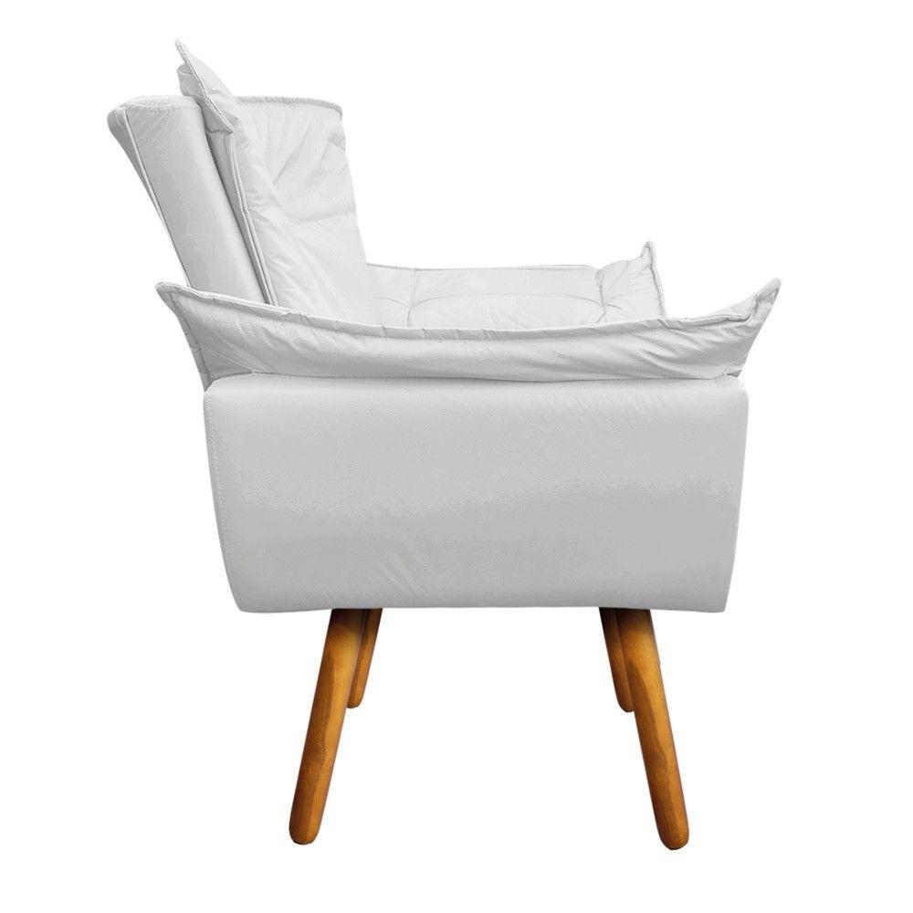 Kit 01 Poltrona Opala 01 Puff Opala Corino - 4