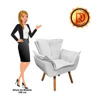 Kit 01 Poltrona Opala 01 Puff Opala Corino - 7