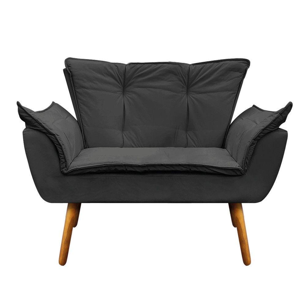 Kit 01 Namoradeira Opala 01 Poltrona Opala e 01 Puff Opala - 3