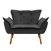 Kit 01 Namoradeira Opala 01 Poltrona Opala e 01 Puff Opala - 3