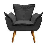 Kit 01 Namoradeira Opala 01 Poltrona Opala e 01 Puff Opala - 5