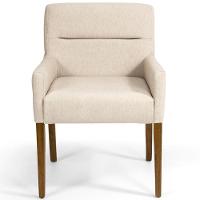 Kit 02 Poltronas Vicenza Algodão Poliéster Bege - 13