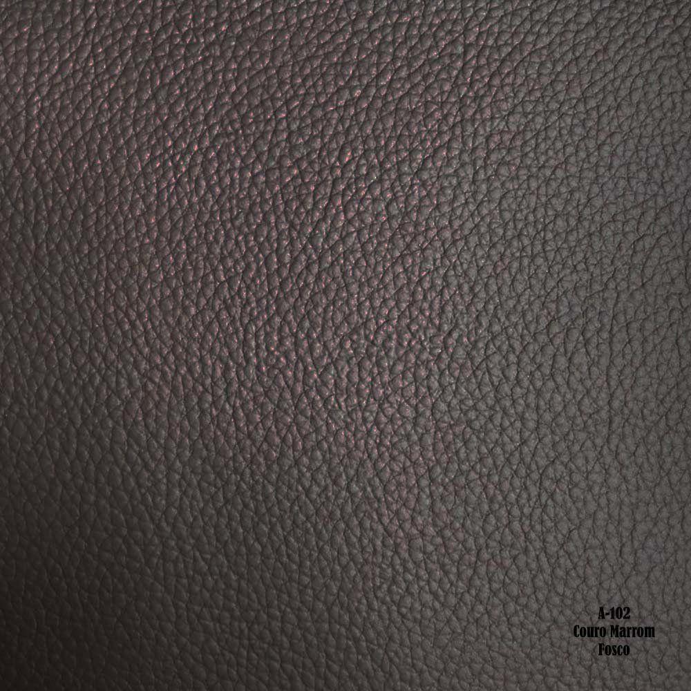 Kit 2 Poltronas Decorativa Bia Couro Marrom - 4